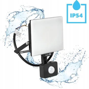 LED Reflektor Halogen s Pohybovým a Soumrakovým Čidlem 30W 6000K IP54