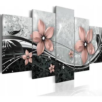 Obraz Obraz - Oranžový květ noci 225x112.5