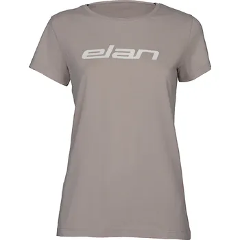 Dámské tričko T-SHIRT ELAN LOGO LBROWN W Barva: Hnědá, Velikost: M
