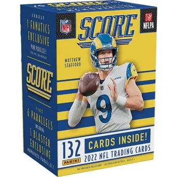 Sběratelská karetní hra 2022 Panini Score NFL Blaster Box