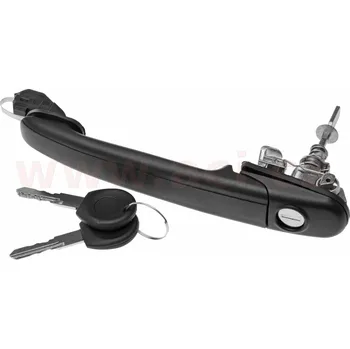 -97 vnější klika př. dveří černá (s vložkou) L=P