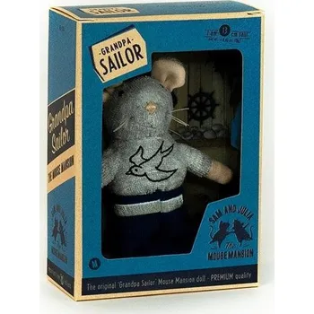 plyšák NÁMOŘNÍK Myší Domeček Plyšák Pro Snadné Usínání Měkký PLYŠÁK