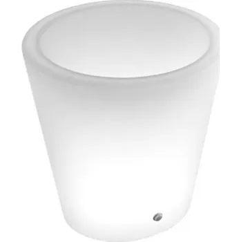 Květináč Zahradní lampa květináč FLOWER POT M LED RGBW 16 barev 40 cm