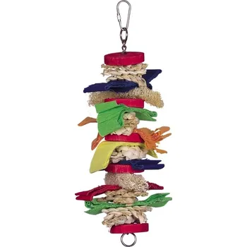 Hračka pro ptáka Aktivní hračka pro papoušky 30 x 10 cm