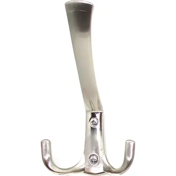 Věšák 770241 věšák kov broušený nikl (Nástěnný věšák v povrchu broušený nikl. Vhodné řešení pro nábytek v interiéru.)