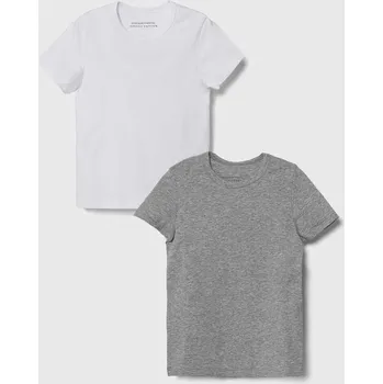 Dětské tričko United Colors of Benetton 2-pack 3OP80M018.G.CONTIN.9BYX šedá 90X, vel. 160