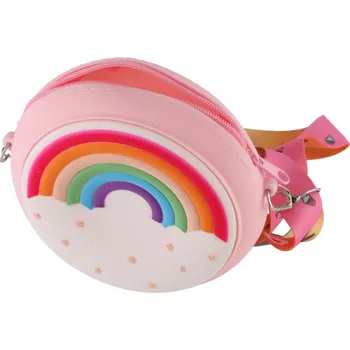 Peněženka Peněženka/Kabelka silikonová 3, dětská se šňůrkou, 13x15cm, 1 kus