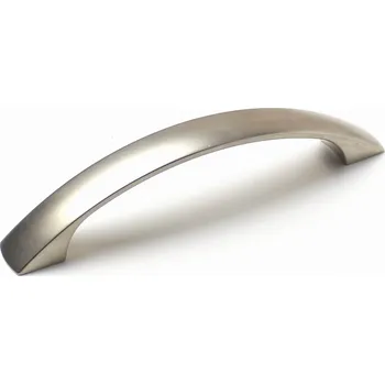 Nábytkové kování 770037 úchytka RUGBY rozteč 128mm satén nikl (Nábytková úchytka s roztečí 128 mm v povrchu satén nikl. Praktický doplněk do interiéru.)