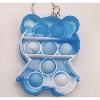 POP IT Pop It klíčenka Medvídek modrý