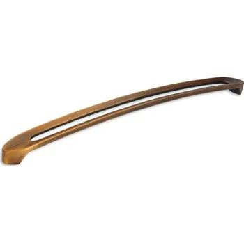 Nábytkové kování 12588 úchytka rozteč 320mm staromosaz (Nábytková úchytka s roztečí 320 mm v povrchu mosaz. Jednoduchý a funkční doplněk do interiéru.)