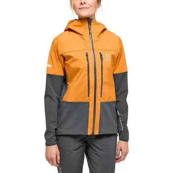 Dámská casual bunda Dámská bunda Haglöfs L.I.M Hybrid Touring Hood velikost L žlutá