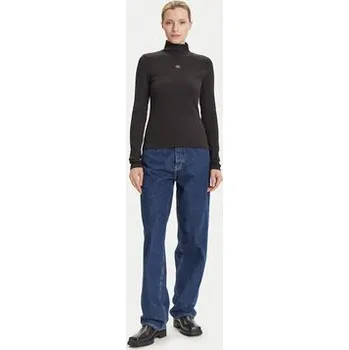 Dámský svetr Calvin Klein Jeans Rolák LV047D203G Černá Slim Fit XS