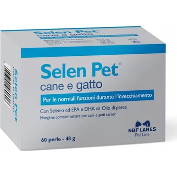Selen pro psy a kočky Omega-3, 60 kapslí NBF Lanes pes a kočka anti-age