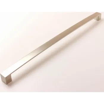 Nábytkové kování 770132 úchytka VOJTA rozteč 384mm satén nikl (Nábytková úchytka s roztečí 384 mm v povrchu satén nikl. Jednoduchý a funkční doplněk do interiéru.)