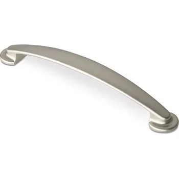 Nábytkové kování 12624 úchytka rozteč 160mm satén nikl (Nábytková úchytka s roztečí 160 mm v povrchu satén nikl. Vhodné řešení pro nábytek v interiéru.)