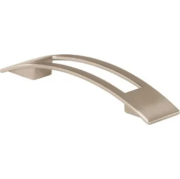 Nábytkové kování 14133 úchytka BOSS rozteč 96mm broušený nikl (Nábytková úchytka BOSS s roztečí 96 mm v povrchu broušený nikl. Vhodné řešení pro nábytek v interiéru.)
