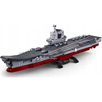 Stavebnice Sluban STAVEBNICE SLUBAN M38-B1210 PLA NAVY SHANDONG Letadlová loď Vojenská loď