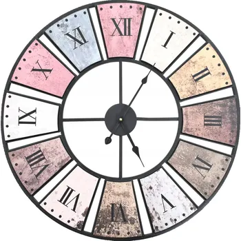Hodiny Nástěnné hodiny vintage s quartzovým strojkem, 60 cm