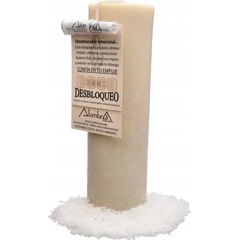 Svíčka Ručně vyráběná svíčka s kokosem - ODBLOKOWANIE