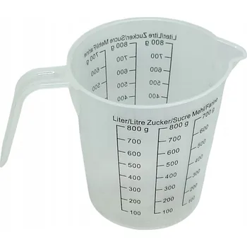 Hrneček s odměrkou, kuchyňská odměrka 800 ml (0,8 litru)