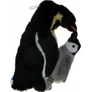 plyšák Hračka plyšák pro dítě tučňák s mládětem Plyšové hračky