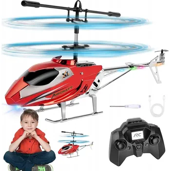 autíčko DÁLKOVĚ OVLÁDANÝ HELIKOPTÉRA RC LETADLO S OVLADAČEM HRAČKA VRTULNÍK S LED