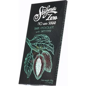 Čokoláda Stühmer Horká čokoláda, bez cukru, so sladidlom 90g