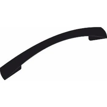 Nábytkové kování 770450 úchytka DARA rozteč 96mm černý lak (Nábytková úchytka LBM s roztečí 96 mm v povrchu černý lak. Jednoduchý a funkční doplněk do interiéru.)