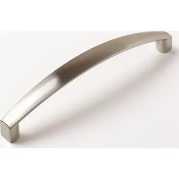 Nábytkové kování 770103 úchytka KORDA rozteč 128mm broušený nikl (Nábytková úchytka s roztečí 128 mm v povrchu broušený nikl. Praktický doplněk do interiéru.)