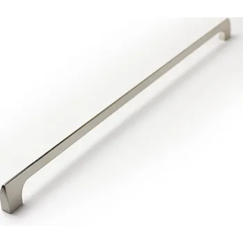 Nábytkové kování 770049 úchytka ADAM rozteč 416mm broušený nikl (Nábytková úchytka s roztečí 416 mm v povrchu broušený nikl. Praktický doplněk do interiéru.)