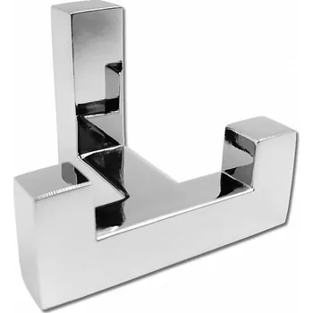 Věšák 62900 dvojháček NELSON chrom (Nástěnný dvojháček v povrchu chrom. Praktický doplněk do interiéru.)