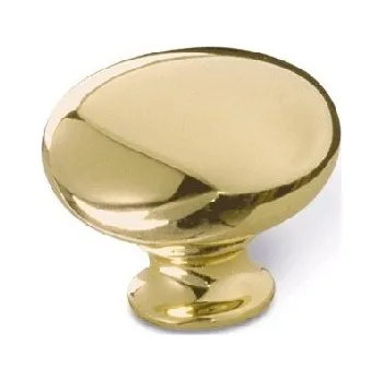 Nábytkové kování 12057 knopka LUBA 32mm mosaz lesk (Nábytková knopka LUBA o průměru 32 mm v povrchu mosaz. Praktický doplněk do interiéru.)