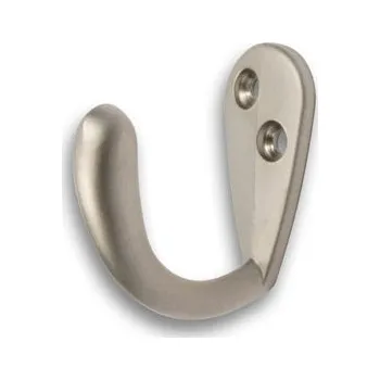 Věšák 12451 věšák BOREK satén nikl (Nástěnný věšák v povrchu satén nikl. Vhodné řešení pro nábytek v interiéru.)