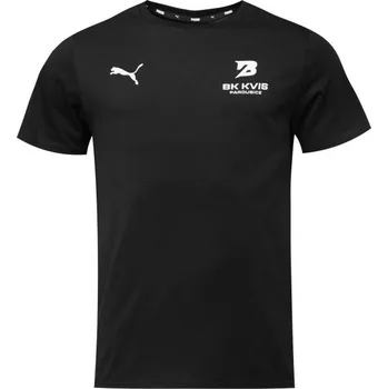 Pánské triko Puma TEAMGOAL CASUALS TEE - BK KVIS PARDUBICE XXL Černá, Bílá