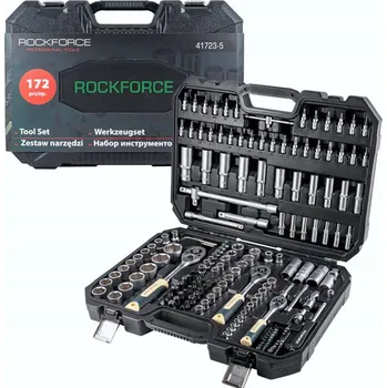 Sada nářadí Sada nástrčných klíčů 172 ks. ROCKFORCE 1/4 3/8 1/2 v kufříku CrV