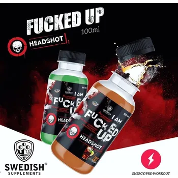 Anabolizér Fucked Up Headshot - Swedish Supplements Příchuť: Green Apple, Balení: 100 ml.