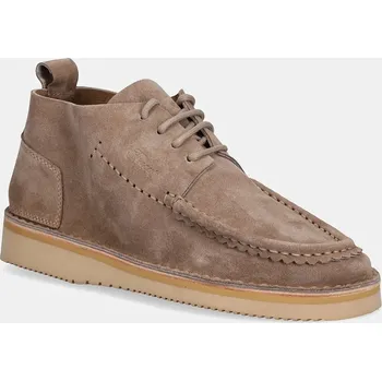 Dámské polobotky Kožené polobotky Fracap Shoes, 46, béžová, 80X