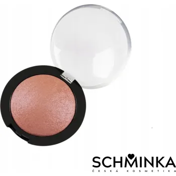 Oční stíny Minerální Zapékaný Oční Stín 26 - Starorůžová se Stříbrným Třpytem