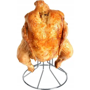 Stojan na pečení kuřete drůbeže rošt kuchyňský držák forma