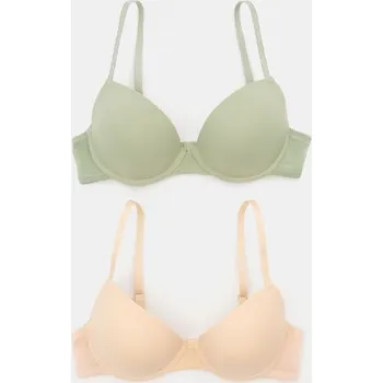 Podprsenka Sinsay - Sada 2 podprsenek push-up - vícebarevná - 738CE-MLC - 738CE-MLC-65C