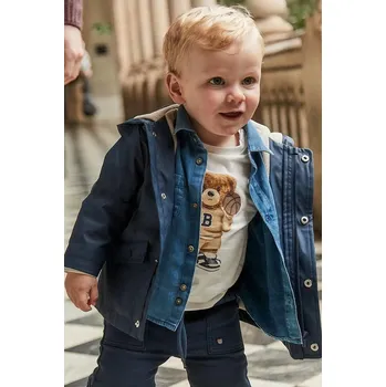 Kojenecká bunda Kojenecká bunda Mayoral modrá barva, 2429 2429.3A.Baby.9BYA 55X, vel. 80