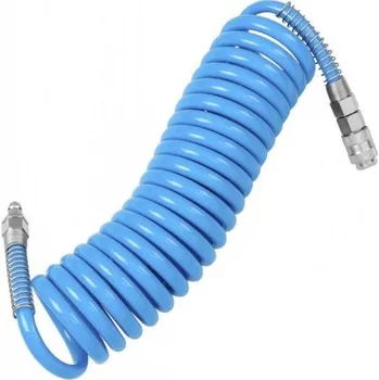 Příslušenství ke kompresoru Hadice 10mm spirálová ke kompresoru 10m, s koncovkami 1/4"