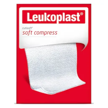 Náplast Leukoplast Cutisoft Soft Compress S 7.5x7.5cm 12ks