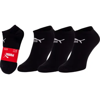 Pánské ponožky PUMA PONOŽKY ŤAPKY 3 PÁRY BLACK 887497 01 Velikost: 47-49