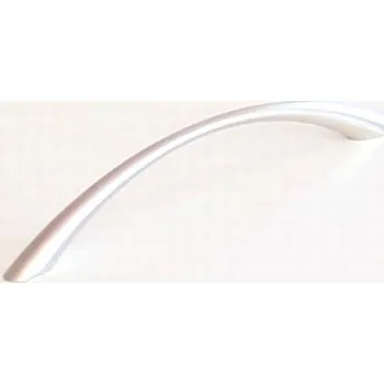 Nábytkové kování 81010 úchytka kov rozteč 128mm satén nikl (Nábytková úchytka s roztečí 128 mm v povrchu satén nikl. Jednoduchý a funkční doplněk do interiéru.)