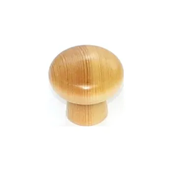 Nábytkové kování 55817 knopka 34,5mm borovice lak (Kulatá dřevěná knopka z lakované borovice. Průměr 34,5mm, hladký lesklý povrch chrání dřevo a dodává mu moderní vzhled.)