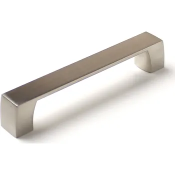 Nábytkové kování 770125 úchytka JAKUB rozteč 128mm broušený nikl (Nábytková úchytka s roztečí 128 mm v povrchu broušený nikl. Praktický doplněk do interiéru.)