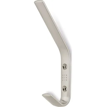 Věšák 12985 věšák MARTINA broušený nikl (Nástěnný věšák v povrchu broušený nikl. Vhodné řešení pro nábytek v interiéru.)