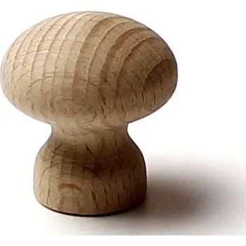 Nábytkové kování 48008 knopka dřevěná pr.34mm přírodní (Nábytková knopka o průměru 34 mm. Vhodné řešení pro nábytek v interiéru.)