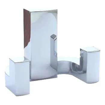 Věšák 770228 věšák kov chrom (Nástěnný věšák v povrchu chrom. Vhodné řešení pro nábytek v interiéru.)